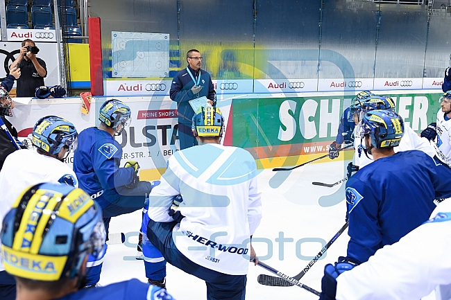 Erstes Eistraining beim ERC Ingolstadt, Eishockey, DEL, Deutsche Eishockey Liga, 03.08.2017
