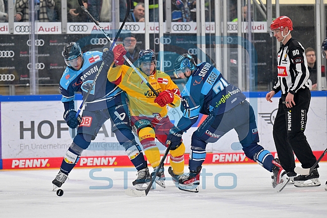 Eishockey, Herren, DEL, Saison 2022-2023, Playoff-Viertelfinale - Spiel 1, ERC Ingolstadt - Düsseldorfer EG, 15.03.2023