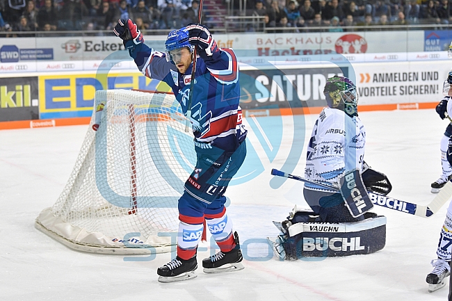 ERC Ingolstadt vs Adler Mannheim, Eishockey, DEL, Deutsche Eishockey Liga, Spieltag 28, 08.12.2017