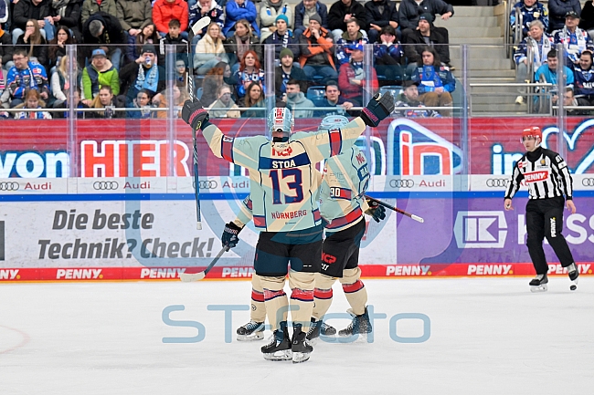 Eishockey, Herren, DEL, Saison 2024-2025, Playoffs Viertelfinale, Spiel 1, ERC Ingolstadt - Nürnberg Ice Tigers, 16.03.2025