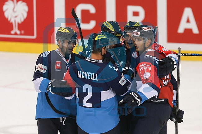 INGOLSTADT, GERMANY - SEPTEMBER 03:  Champions Hockey League ERC Ingolstadt vs Vaxjo Lakers am September 3, 2015 in Ingolstadt, Germany. 