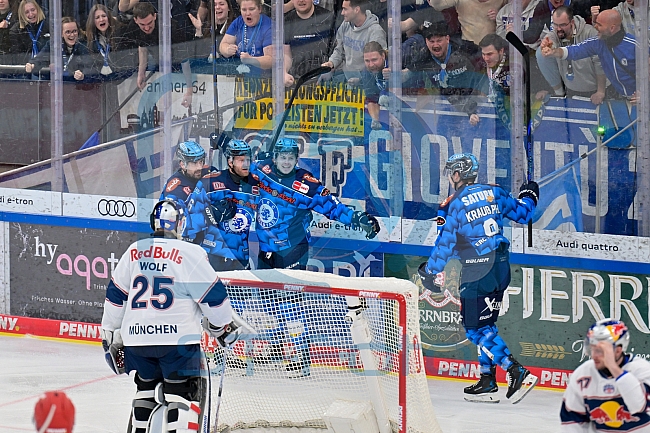 Eishockey, Herren, DEL, Saison 2025-2026, Playoffs, Viertelfinale, Spiel 4, ERC Ingolstadt - EHC Red Bull München, 31.03.2026