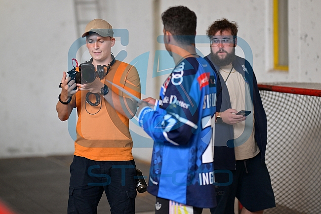 Eishockey, Herren, DEL, Saison 2023-2024, Vinschgau Cup, ERC Ingolstadt - Making-of MediaMarkt & Saturn Videos, 24.08.2023
