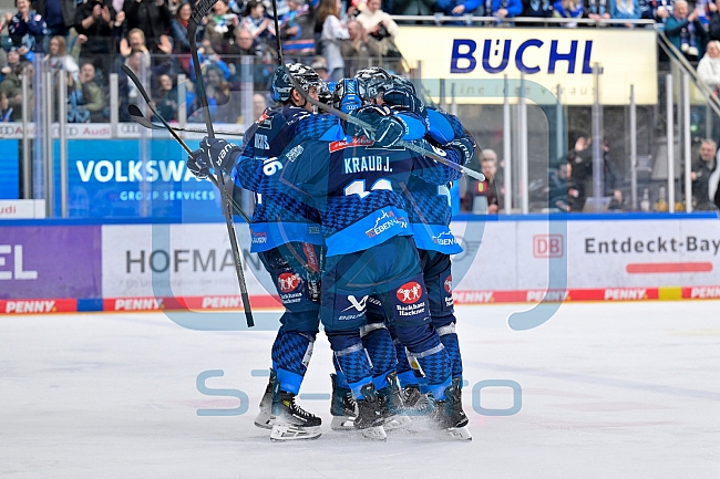 Eishockey, Herren, DEL, Saison 2024-2025, Playoffs Viertelfinale, Spiel 1, ERC Ingolstadt - Nürnberg Ice Tigers, 16.03.2025