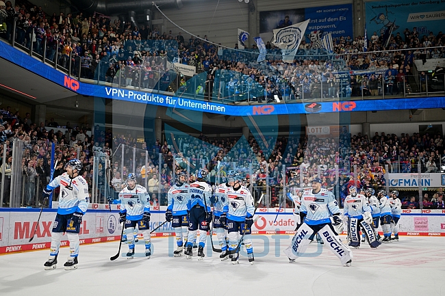 Eishockey, Herren, DEL, Saison 2024-2025, Playoffs Viertelfinale, Spiel 6, Nürnberg Ice Tigers - ERC Ingolstadt, 28.03.2025