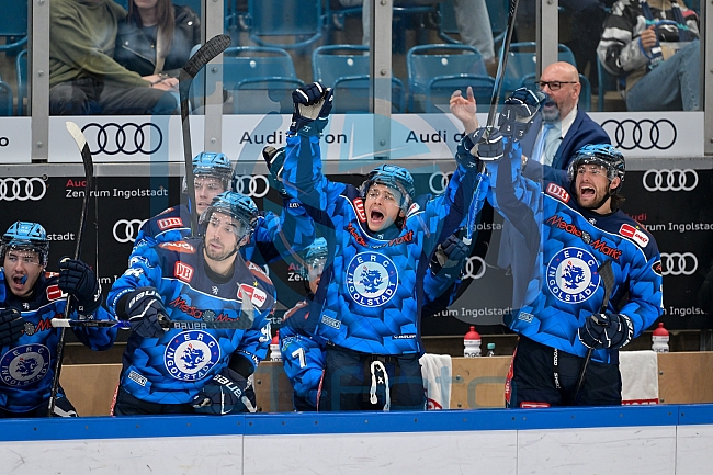 Eishockey, Herren, DEL, Saison 2025-2026, Playoffs Halbfinale, Spiel 3, ERC Ingolstadt - Grizzlys Wolfsburg, 19.09.2025