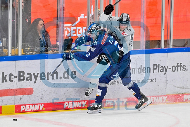 Eishockey, Herren, DEL, Saison 2024-2025, Playoffs Halbfinale, Spiel 3, ERC Ingolstadt - Kölner Haie, 06.04.2025
