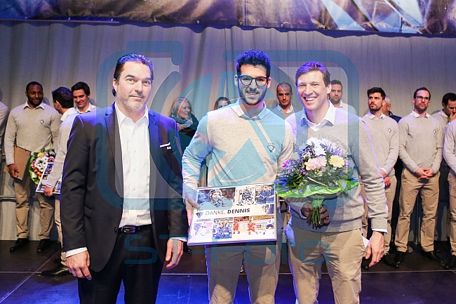 Abschlussfeier der Saison 2017 / 2018 in der Spielstaette des ERC Saturn Arena