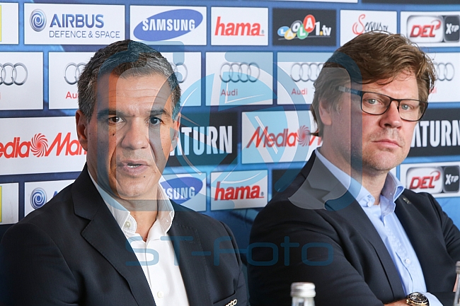 Pressekonferenz - ERC Ingolstadt stellt den neuen Trainerstab fuer die kommende Saison 2015 / 2016 vor
