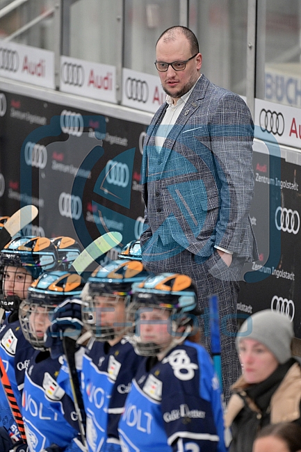 Eishockey, Frauen, DFEL, Playoffs, Finale, Spiel 1, Saison 2023-2024, ERC Ingolstadt - ECDC Memmingen Indians, 16.03.2024