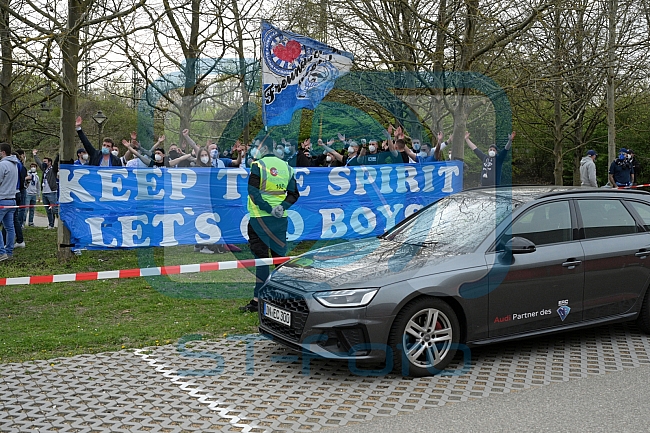 Playoffs, Eishockey, Herren, DEL, Saison 2020-2021, ERC Ingolstadt - Eisbären Berlin, 28.04.2021