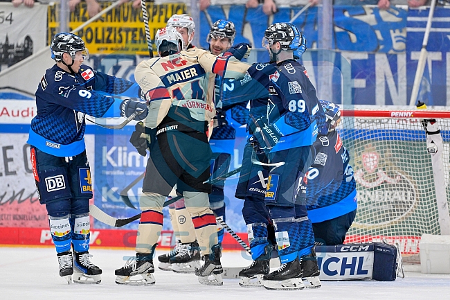 Eishockey, Herren, DEL, Saison 2024-2025, Playoffs Viertelfinale, Spiel 3, ERC Ingolstadt - Nürnberg Ice Tigers, 21.03.2025