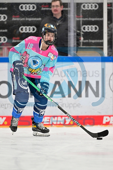 Eishockey, Frauen, DFEL, Playoffs, Finale, Spiel 1, Saison 2023-2024, ERC Ingolstadt - ECDC Memmingen Indians, 16.03.2024