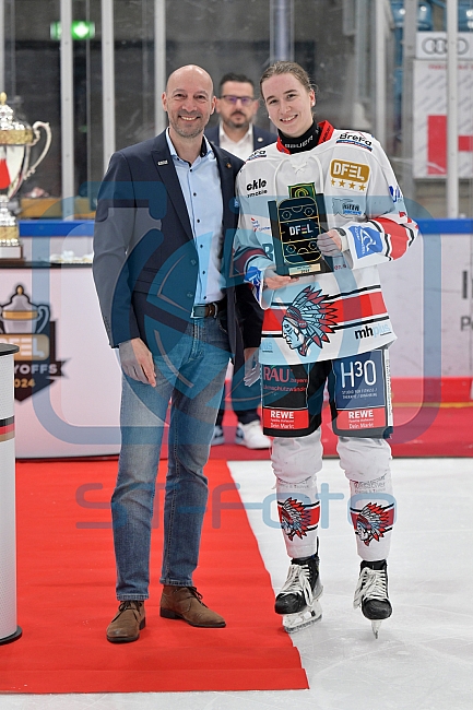 Eishockey, Frauen, DFEL, Playoffs, Finale, Spiel 3, Saison 2023-2024, ERC Ingolstadt - ECDC Memmingen Indians, 23.03.2024