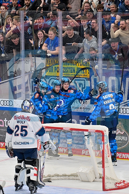 Eishockey, Herren, DEL, Saison 2025-2026, Playoffs, Viertelfinale, Spiel 4, ERC Ingolstadt - EHC Red Bull München, 31.03.2026