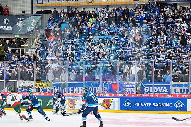 Hockey, Mens, CHL, Season 2025-2026, Quarter-Finals, ERC Ingolstadt - Frölunda Gothenburg, 02.12.2025