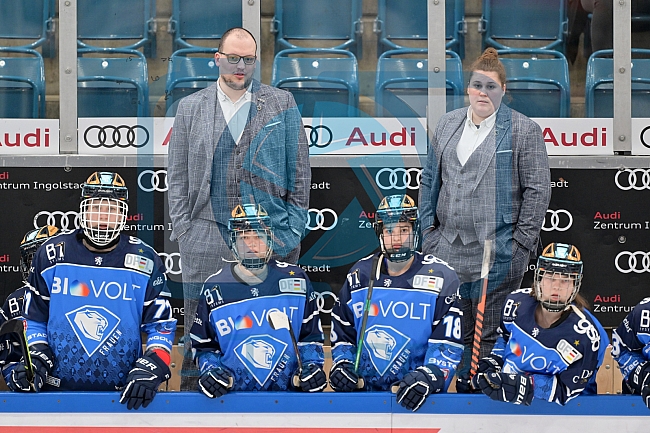 Eishockey, Frauen, DFEL, Playoffs, Finale, Spiel 1, Saison 2023-2024, ERC Ingolstadt - ECDC Memmingen Indians, 16.03.2024