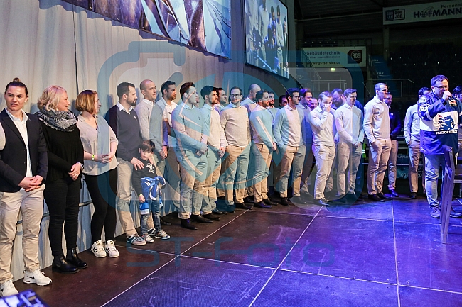 Abschlussfeier der Saison 2017 / 2018 in der Spielstaette des ERC Saturn Arena