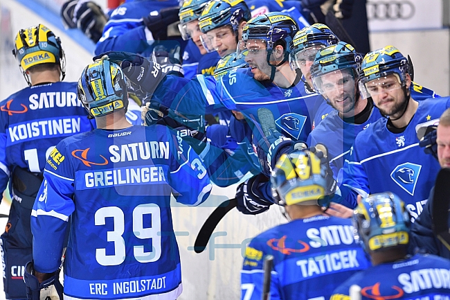 ERC Ingolstadt vs Adler Mannheim, Eishockey, DEL, Deutsche Eishockey Liga, Playoffs, Spiel 1, 14.03.2018