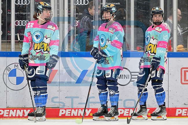 Eishockey, Frauen, DFEL, Playoffs, Finale, Spiel 3, Saison 2023-2024, ERC Ingolstadt - ECDC Memmingen Indians, 23.03.2024