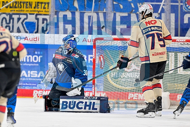 Eishockey, Herren, DEL, Saison 2024-2025, Playoffs Viertelfinale, Spiel 3, ERC Ingolstadt - Nürnberg Ice Tigers, 21.03.2025