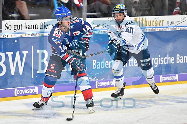 Adler Mannheim vs ERC Ingolstadt, Eishockey, DEL, Deutsche Eishockey Liga, Spieltag 39, 24.01.2018