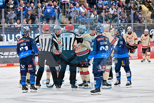 Eishockey, Herren, DEL, Saison 2024-2025, Playoffs Viertelfinale, Spiel 3, ERC Ingolstadt - Nürnberg Ice Tigers, 21.03.2025