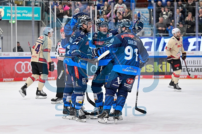Eishockey, Herren, DEL, Saison 2024-2025, Playoffs Viertelfinale, Spiel 1, ERC Ingolstadt - Nürnberg Ice Tigers, 16.03.2025