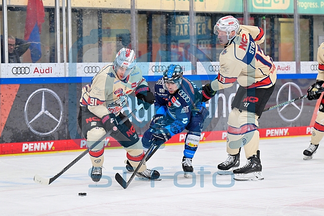 Eishockey, Herren, DEL, Saison 2024-2025, Playoffs Viertelfinale, Spiel 1, ERC Ingolstadt - Nürnberg Ice Tigers, 16.03.2025