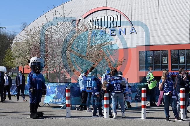 Playoffs, Eishockey, Herren, DEL, Saison 2020-2021, ERC Ingolstadt - EHC Red Bull München, 22.04.2021