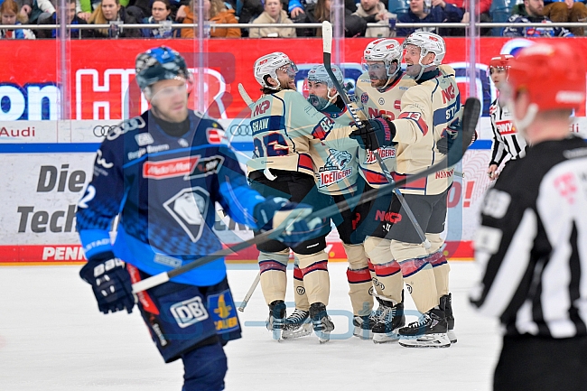 Eishockey, Herren, DEL, Saison 2024-2025, Playoffs Viertelfinale, Spiel 1, ERC Ingolstadt - Nürnberg Ice Tigers, 16.03.2025