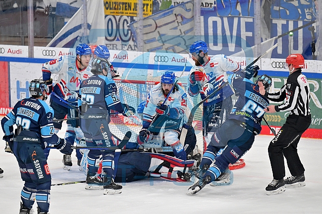 Eishockey, Herren, DEL, Saison 2022-2023, Playoff-Halbfinale - Spiel 1, ERC Ingolstadt - Adler Mannheim, 31.03.2023