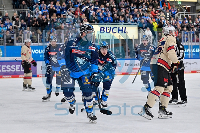 Eishockey, Herren, DEL, Saison 2024-2025, Playoffs Viertelfinale, Spiel 1, ERC Ingolstadt - Nürnberg Ice Tigers, 16.03.2025