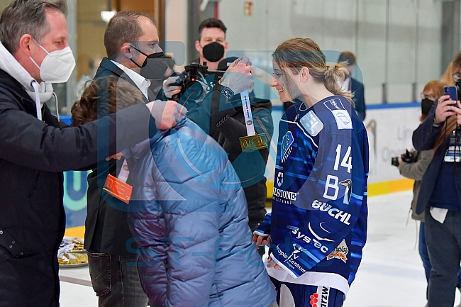 Eishockey, Frauen, DFEL, Playoffs Finale Spiel 4, Saison 2021-2022, ERC Ingolstadt - ECDC Memmingen Indians, 20.03.2022