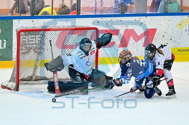 Eishockey, Frauen, DFEL, Saison 2024-2025, ERC Ingolstadt - HK Budapest Roster, 12.01.2025