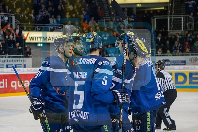 ERC Ingolstadt vs EHC Red Bull Muenchen, Eishockey, DEL, Deutsche Eishockey Liga, Spieltag 74, 12.03.2017