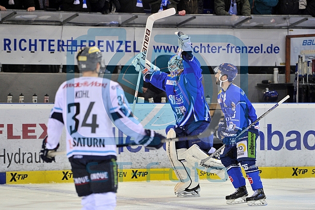 Straubing Tigers vs. ERC Ingolstadt, Eishockey, DEL, Deutsche Eishockey Liga, 12.03.2015
