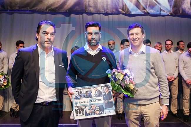 Abschlussfeier der Saison 2017 / 2018 in der Spielstaette des ERC Saturn Arena