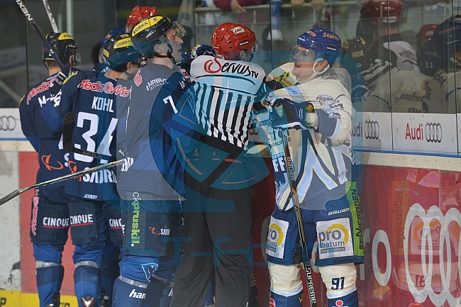 ERC Ingolstadt vs Straubing Tigers, Eishockey, DEL, Deutsche Eishockey Liga, 09.03.2016