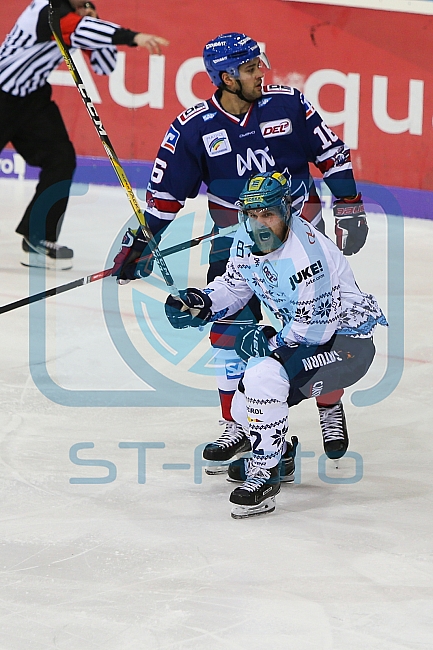 ERC Ingolstadt - Adler Mannheim, Eishockey, DEL, Deutsche Eishockey Liga, Spieltag 29, 08.12.2017