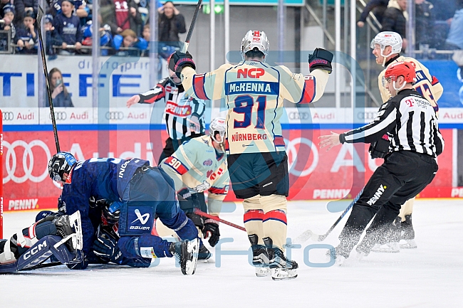 Eishockey, Herren, DEL, Saison 2024-2025, Playoffs Viertelfinale, Spiel 5, ERC Ingolstadt - Nürnberg Ice Tigers, 26.03.2025