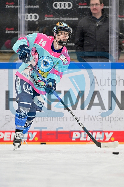 Eishockey, Frauen, DFEL, Playoffs, Finale, Spiel 1, Saison 2023-2024, ERC Ingolstadt - ECDC Memmingen Indians, 16.03.2024