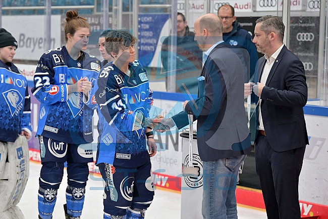 Eishockey, Frauen, DFEL, Playoffs, Finale, Spiel 3, Saison 2023-2024, ERC Ingolstadt - ECDC Memmingen Indians, 23.03.2024