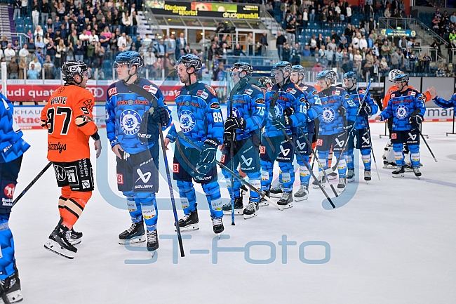 Eishockey, Herren, DEL, Saison 2025-2026, Playoffs Halbfinale, Spiel 3, ERC Ingolstadt - Grizzlys Wolfsburg, 19.09.2025
