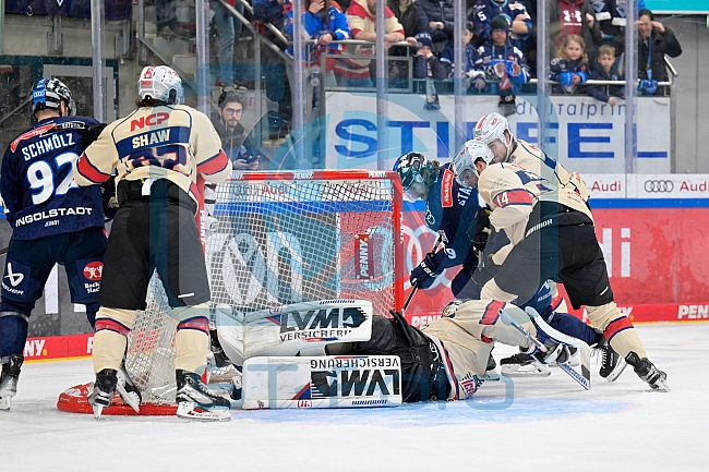 Eishockey, Herren, DEL, Saison 2024-2025, Playoffs Viertelfinale, Spiel 5, ERC Ingolstadt - Nürnberg Ice Tigers, 26.03.2025