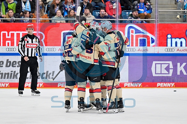 Eishockey, Herren, DEL, Saison 2024-2025, Playoffs Viertelfinale, Spiel 1, ERC Ingolstadt - Nürnberg Ice Tigers, 16.03.2025