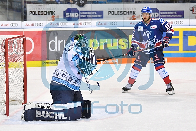ERC Ingolstadt vs Adler Mannheim, Eishockey, DEL, Deutsche Eishockey Liga, Spieltag 28, 08.12.2017