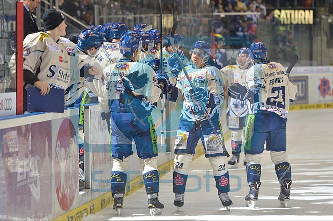 ERC Ingolstadt vs Straubing Tigers, Eishockey, DEL, Deutsche Eishockey Liga, 09.03.2016