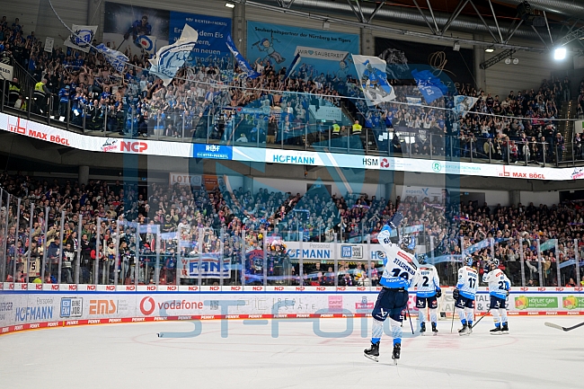 Eishockey, Herren, DEL, Saison 2024-2025, Playoffs Viertelfinale, Spiel 6, Nürnberg Ice Tigers - ERC Ingolstadt, 28.03.2025