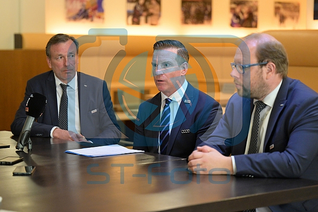 Eishockey, Herren, DEL, Saison 2021-2022, ERC Ingolstadt - Vorstellung Sportdirektor Tim Regan, 22.04.2022